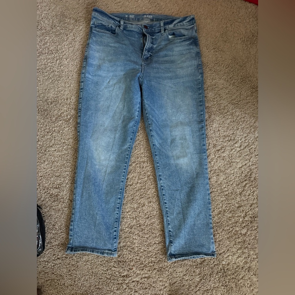 a.n.a Blue Straight Jeans Classic Denim